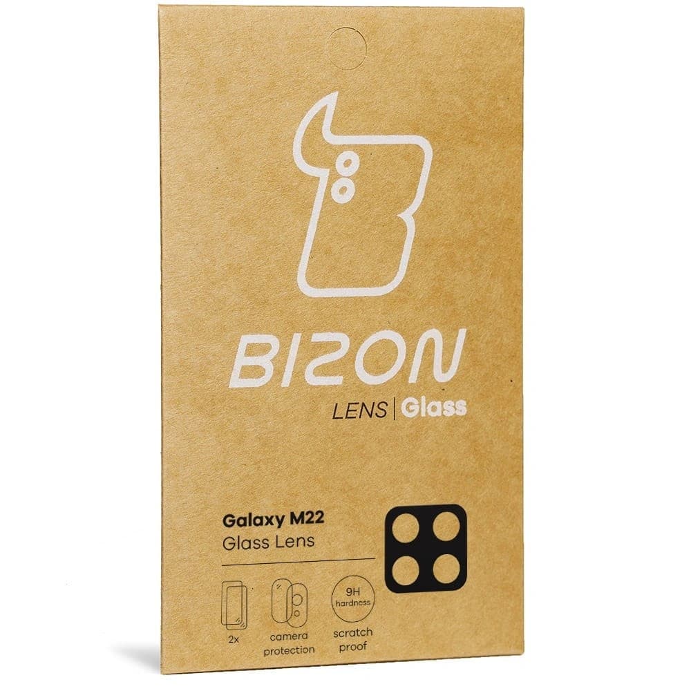 Bizon Glaslinse Samsung Galaxy A22 4G / M22 [2 PACK] - 6