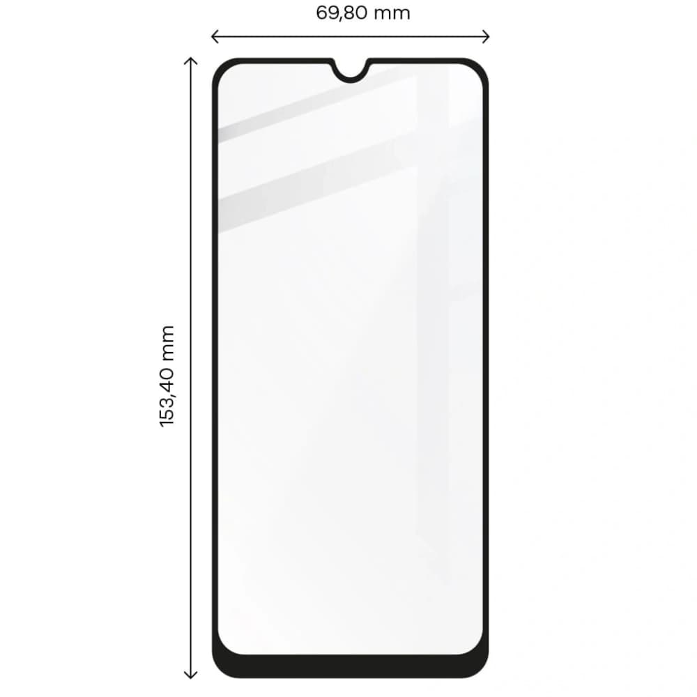 Bizon Glass Edge 2x gehärtetes Glas + Linsenschutz Samsung Galaxy A22 4G / M22 - 2