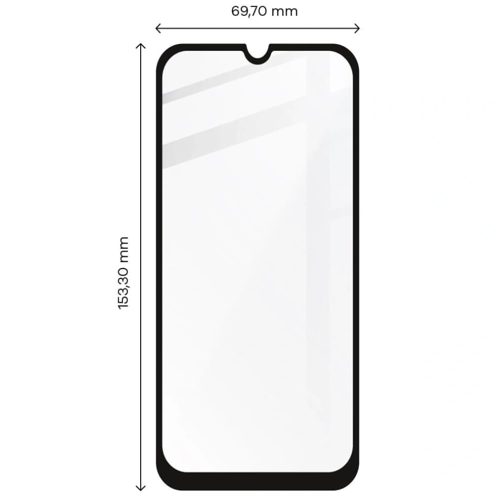 Bizon Glass Edge 2x gehärtetes Glas + Linsenschutz Samsung Galaxy M31 schwarz - 2