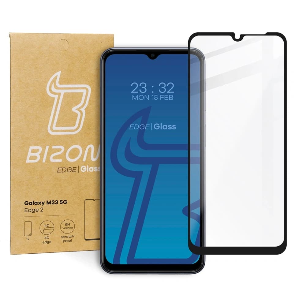 Bizon Glass Edge 2 Samsung Galaxy M33 5G black - 1