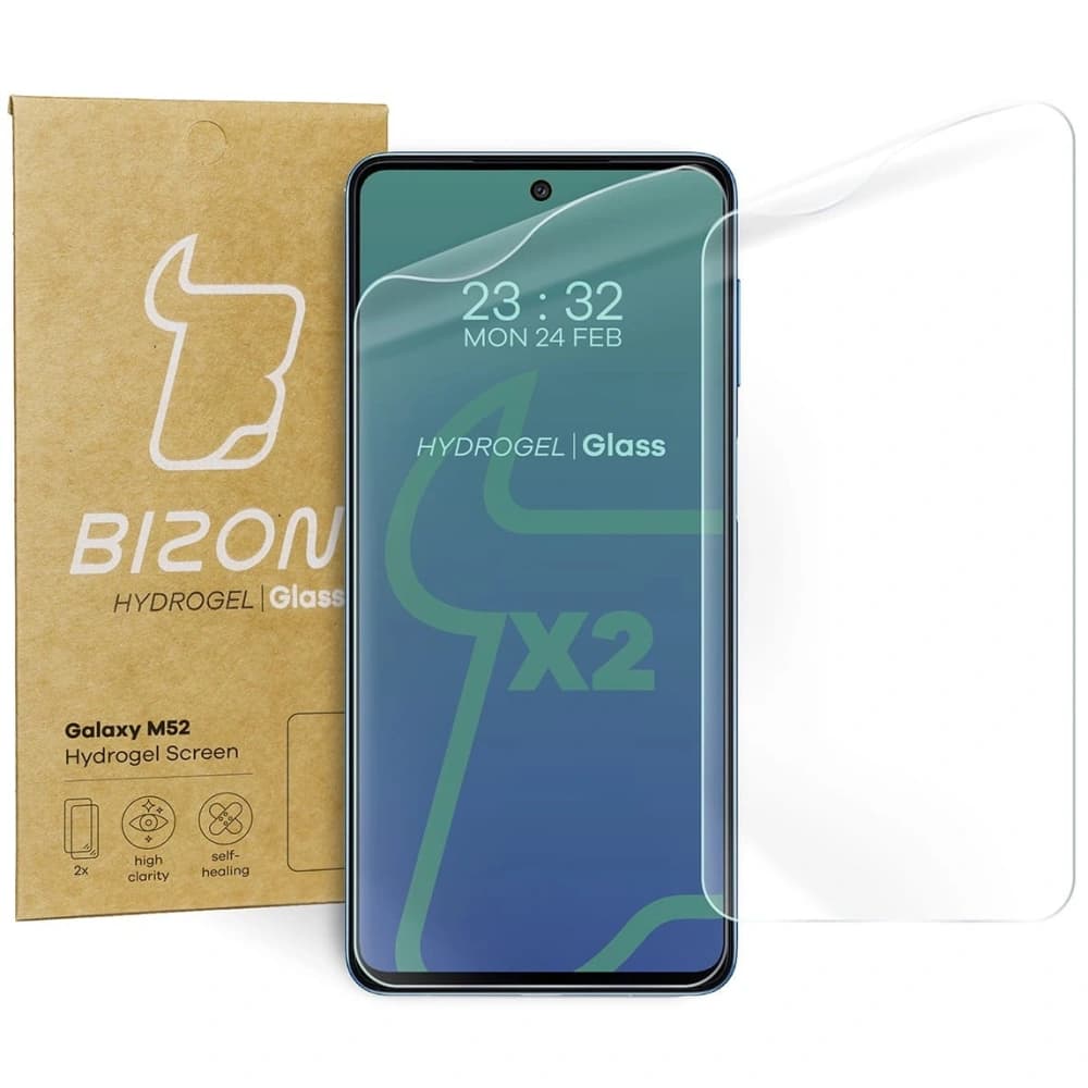 Bizon Glass Hydrogel Samsung Galaxy M52 [2 PACK] - 1