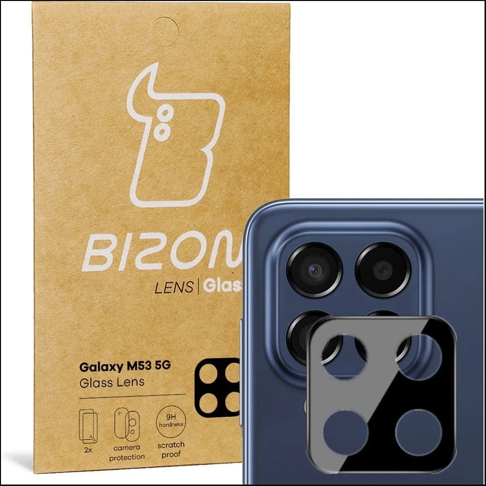 Bizon Glass Lens Samsung Galaxy M53 5G [2 PACK] - 1