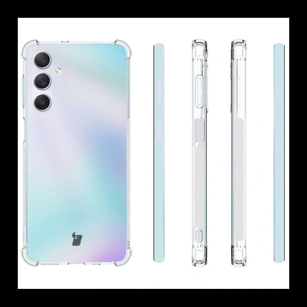 Bizon Case Clear Pack case + 2x screen glass + lens glass Samsung Galaxy M54 5G clear - 4