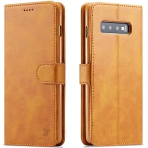 Bizon Case Wallet Samsung Galaxy S10e hellbraun