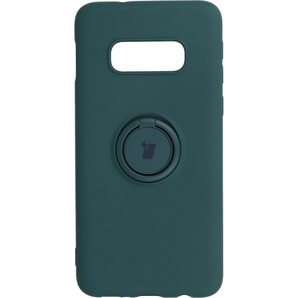 Bizon Case Silicone Ring Samsung Galaxy S10e dark green - 1