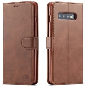 Bizon Case Wallet Samsung Galaxy S10e braun