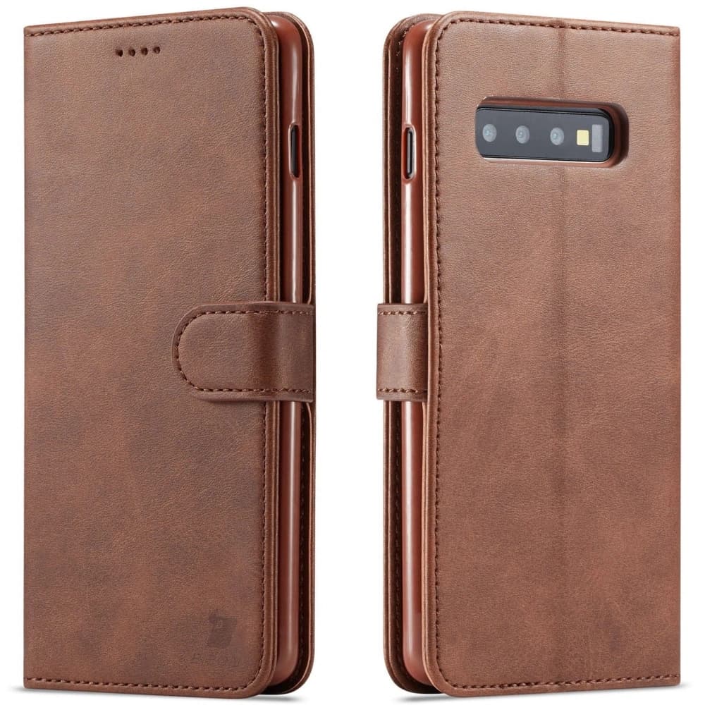 Bizon Case Wallet Samsung Galaxy S10e brown - 1