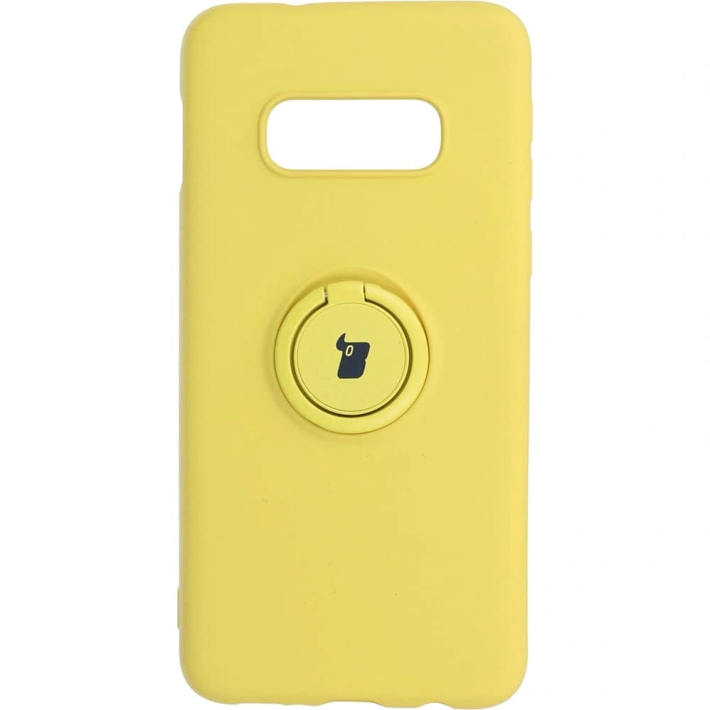 Bizon Case Silicone Ring Samsung Galaxy S10e yellow - 1