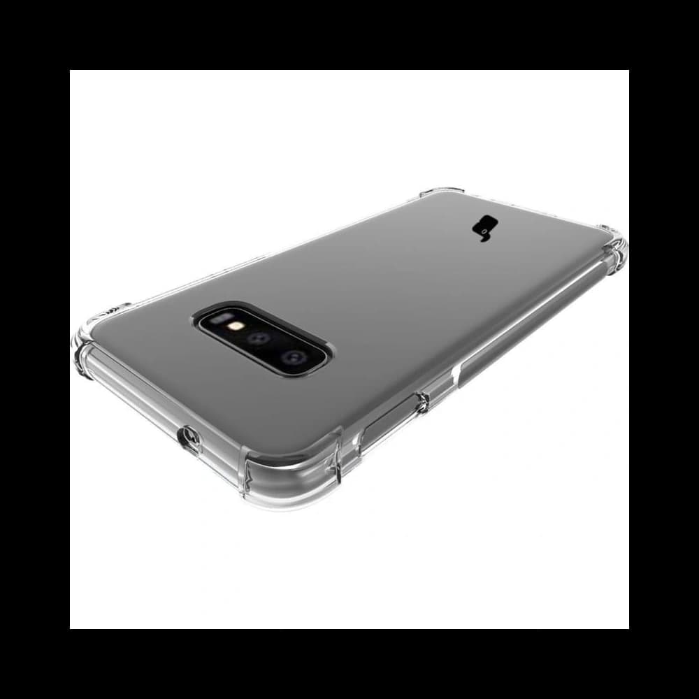 Bizon Case Clear Pack Hülle + 2x Bildschirmglas + Linsenglas Samsung Galaxy S10e klar - 6