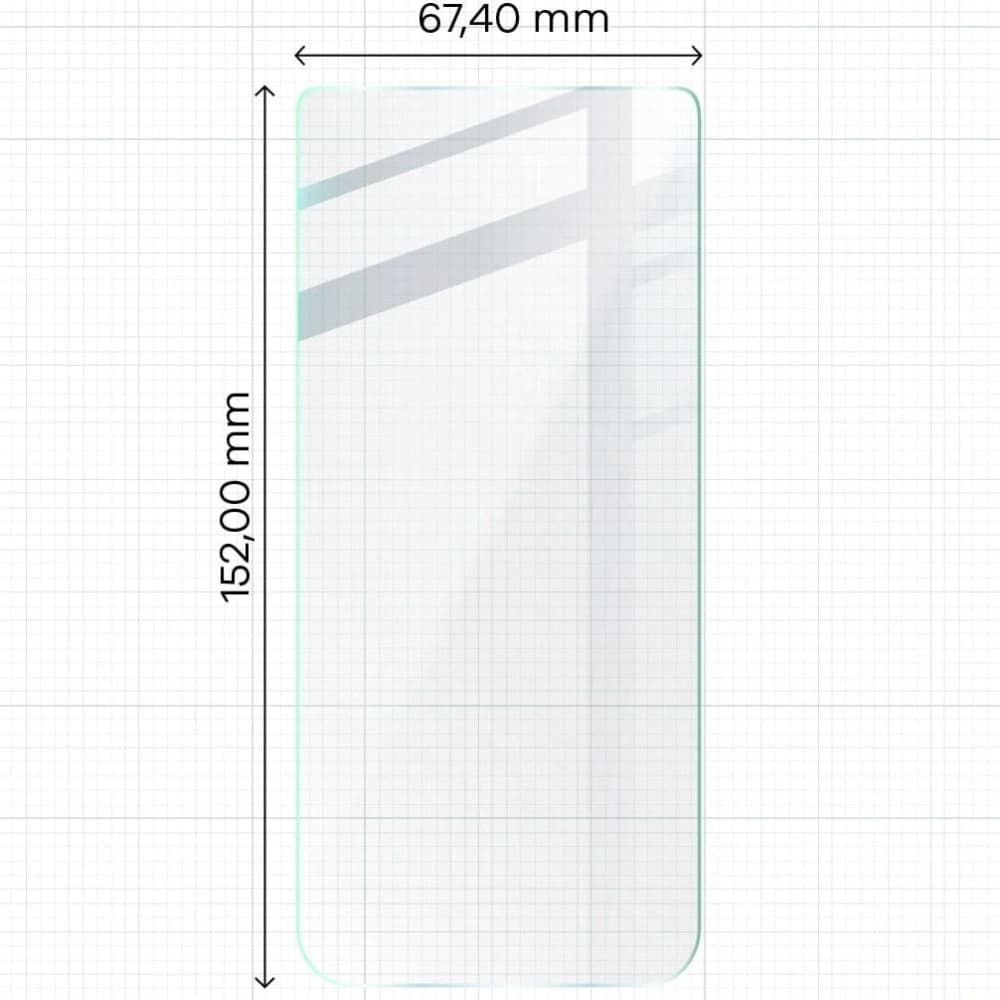 Bizon Glas Klar gehärtetes Glas - 3 Stück. + Linsenglas Samsung Galaxy S20 FE - 2