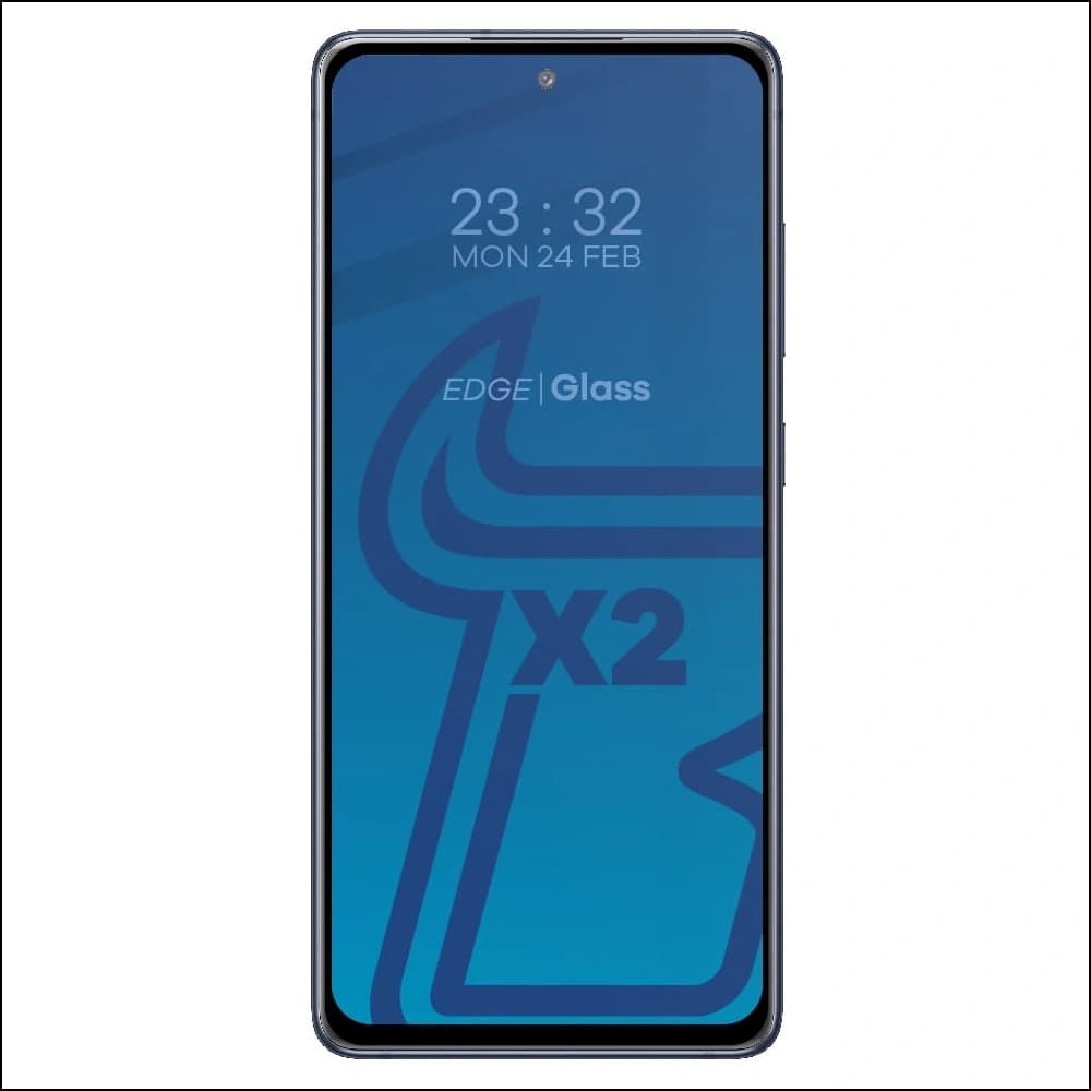 Bizon Glass Edge tempered glass - [2 PACK] + lens protection Samsung Galaxy S20 FE black - 3