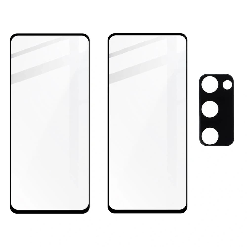 Bizon Glass Edge tempered glass - [2 PACK] + lens protection Samsung Galaxy S20 FE black - 5