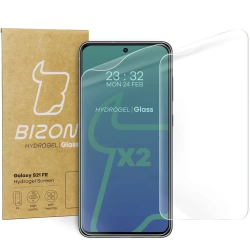 Bizon Glass Hydrogel Samsung Galaxy S21 FE [2 PACK]