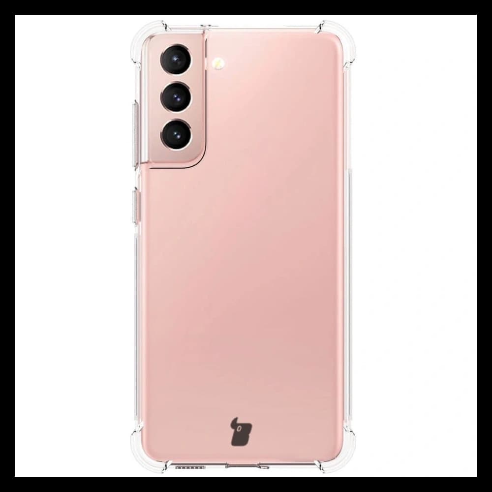 Bizon Case Clear Pack case + 2x screen glass + lens glass Samsung Galaxy S21 FE clear - 2