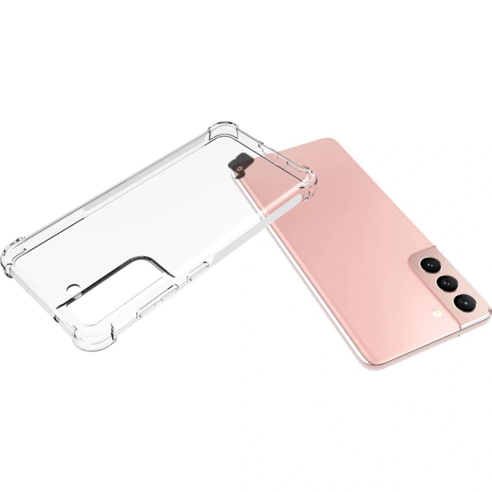 Bizon Case Clear Pack case + 2x screen glass + lens glass Samsung Galaxy S21 FE clear - 5