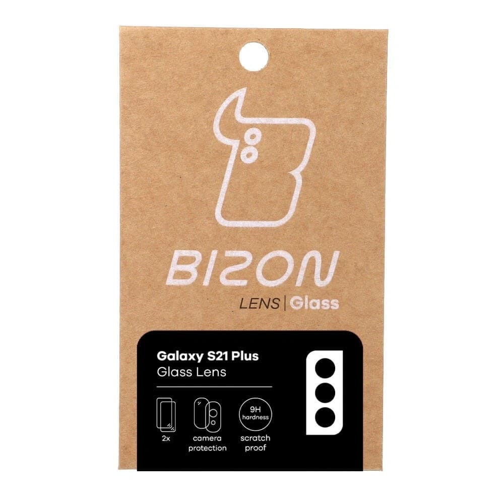 Bizon Glaslinse Samsung Galaxy S21 Plus [2 PACK] - 9