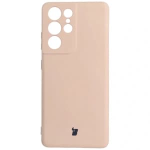 Bizon Case Silikon Samsung Galaxy S21 Ultra hellrosa