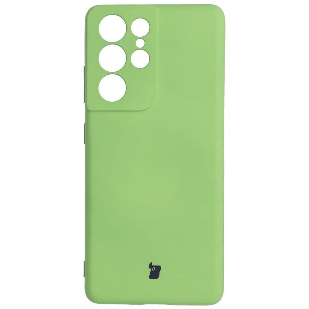 Bizon Case Silicone Samsung Galaxy S21 Ultra light green - 1