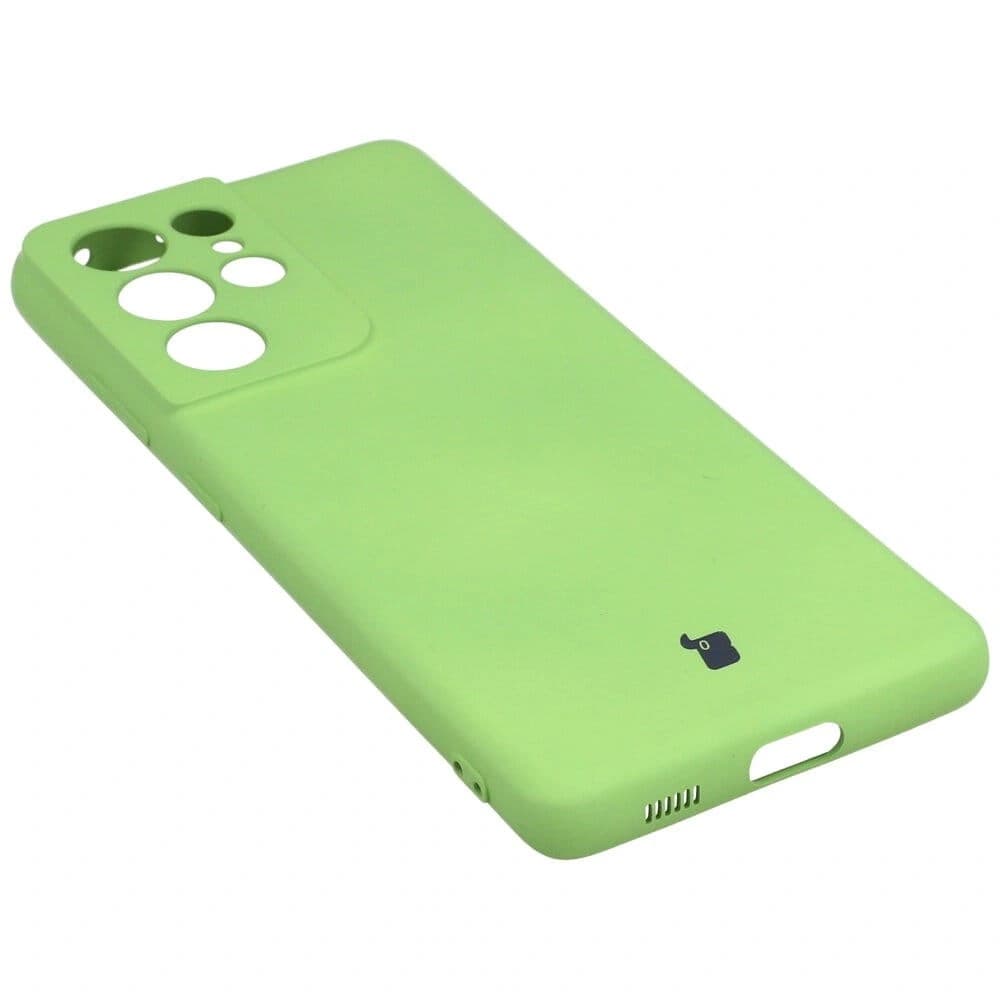 Bizon Case Silicone Samsung Galaxy S21 Ultra light green - 3