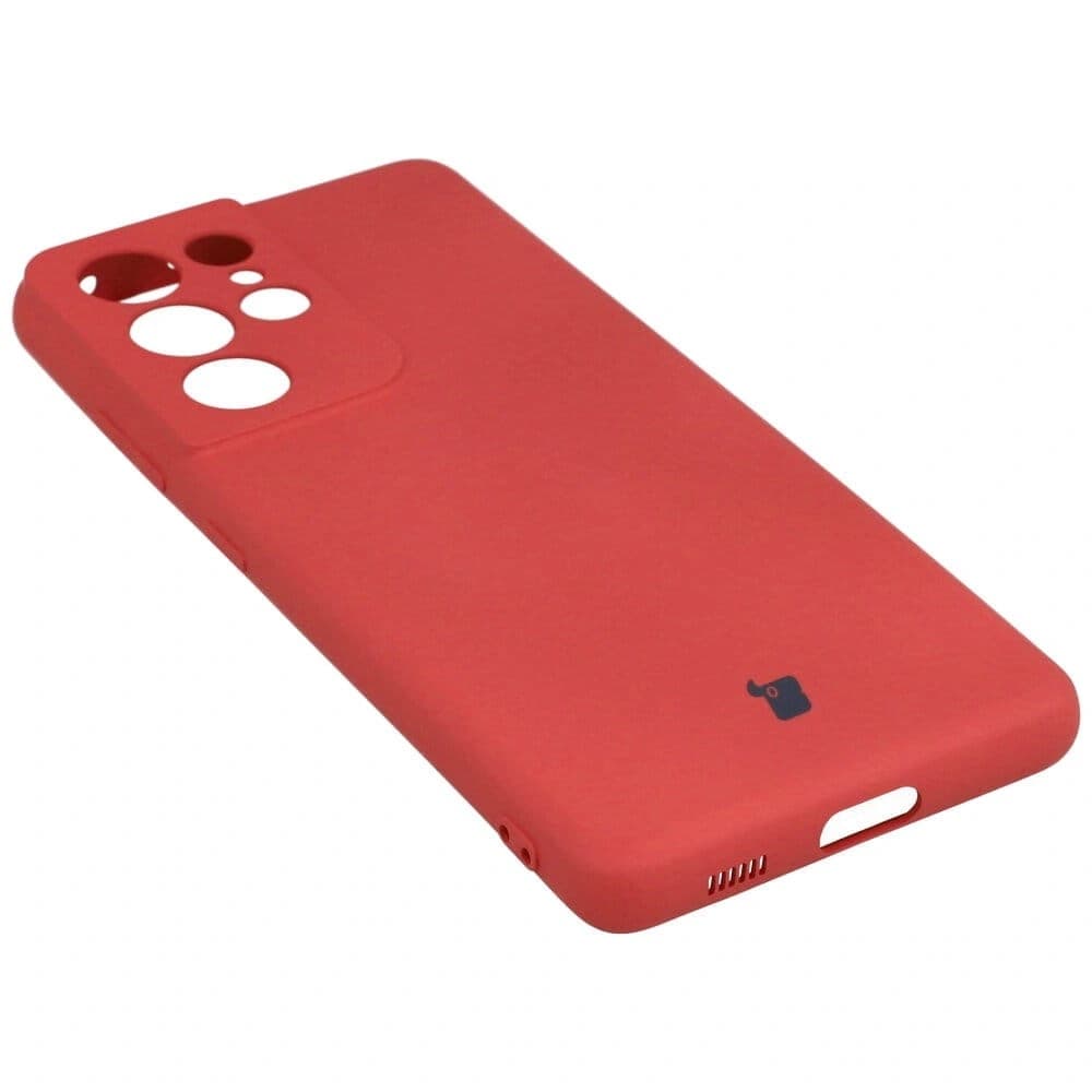 Bizon Case Silikon Samsung Galaxy S21 Ultra dunkelrosa - 3