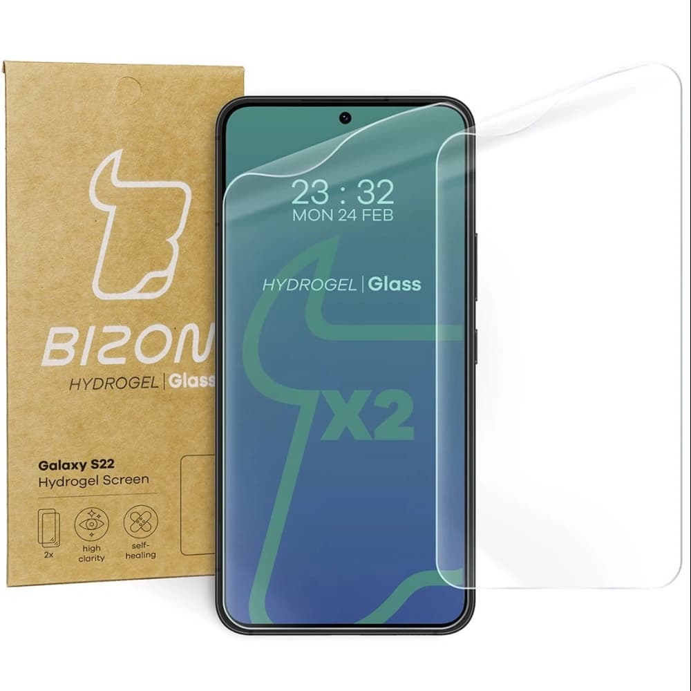 Bizon Glass Hydrogel Samsung Galaxy S22 [2 PACK] - 1
