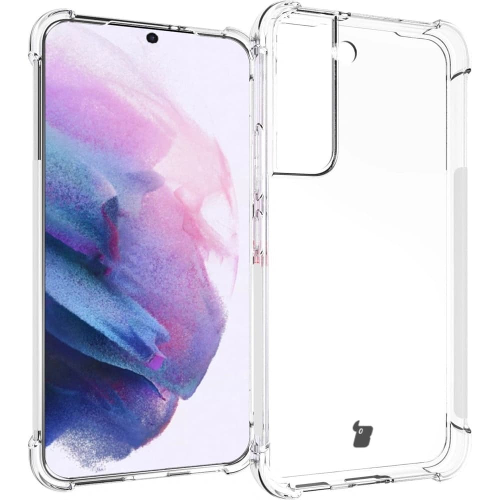 Bizon Case Clear Pack Hülle + 2x Displayschutzglas + Objektivglas Samsung Galaxy S22 klar - 3