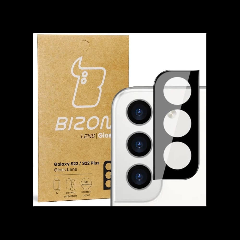 Bizon Glass Lens Samsung Galaxy S22 / S22 Plus [2 PACK] - 1
