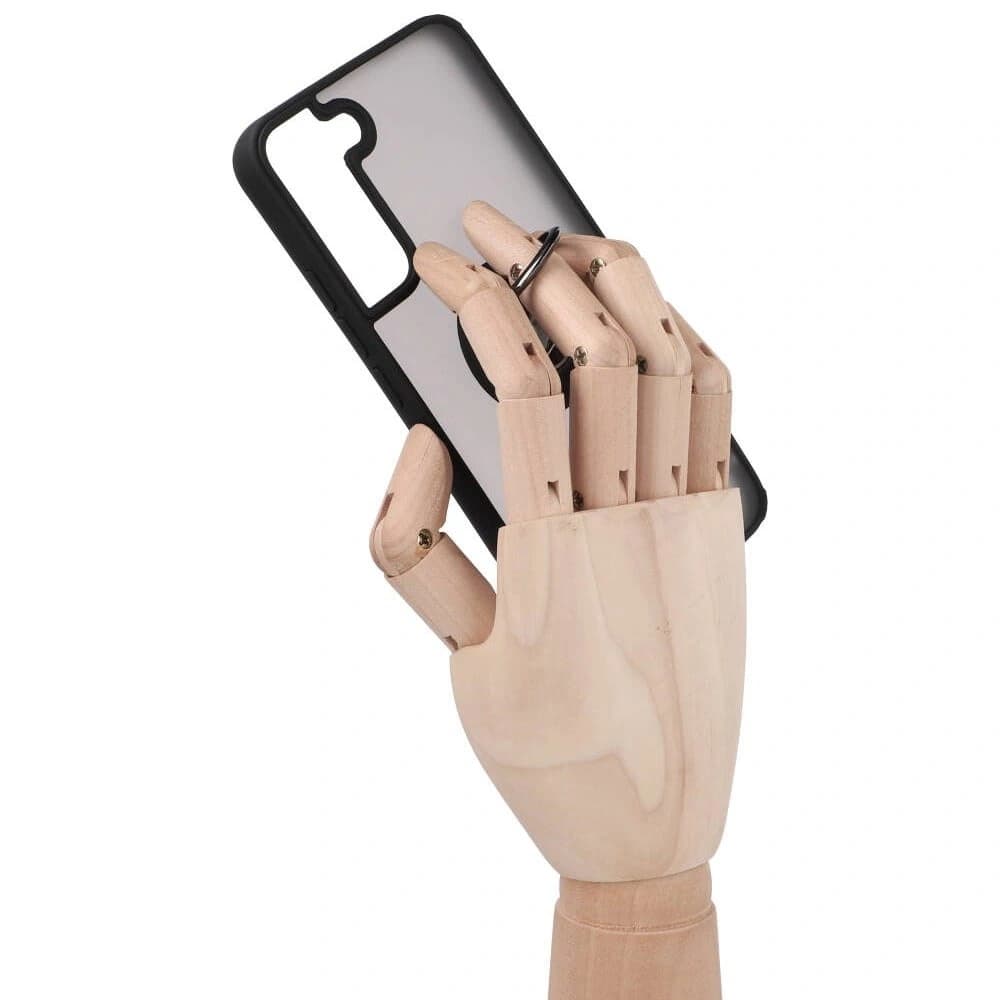 Bizon Case Hybrid Ring Samsung Galaxy S22 Plus smoky with a black frame - 8