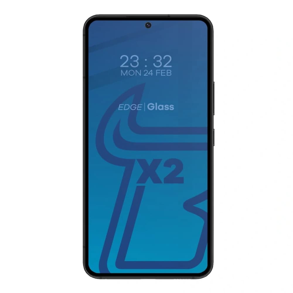 Bizon Glass Edge 2x gehärtetes Glas + Linsenschutz Samsung Galaxy S22 Plus - 3