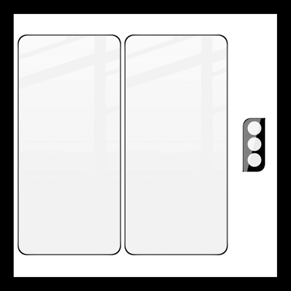 Bizon Glass Edge 2x gehärtetes Glas + Linsenschutz Samsung Galaxy S22 Plus - 5