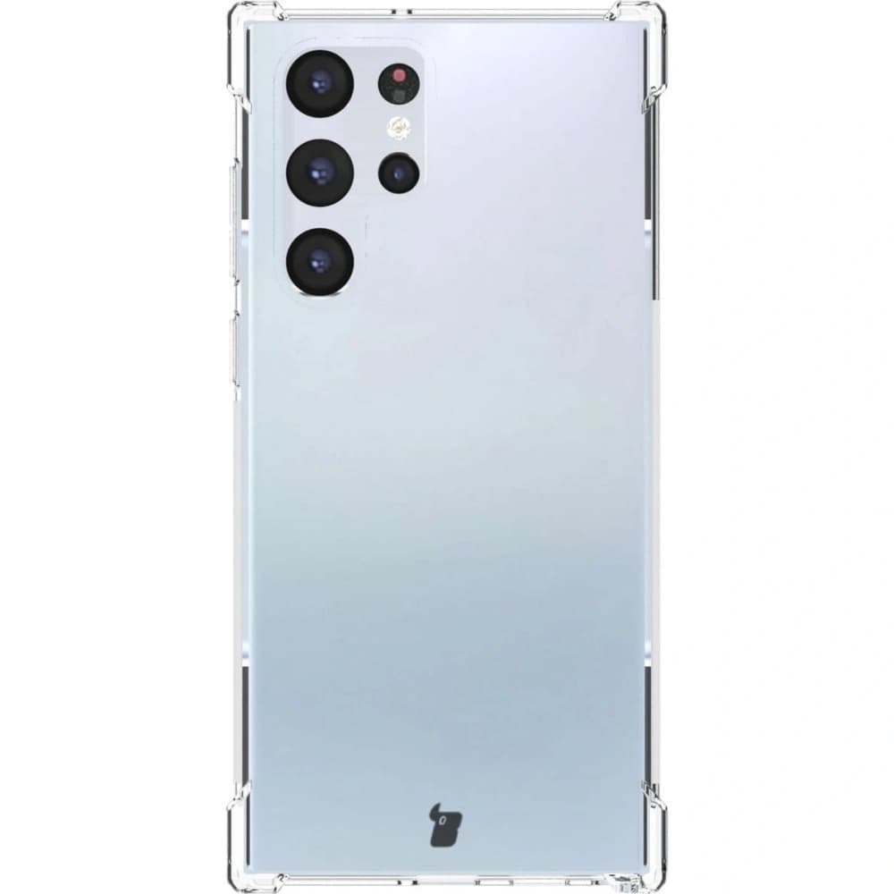 Bizon Case Clear Pack case + 2x screen film + lens protector Samsung Galaxy S22 Ultra clear - 2