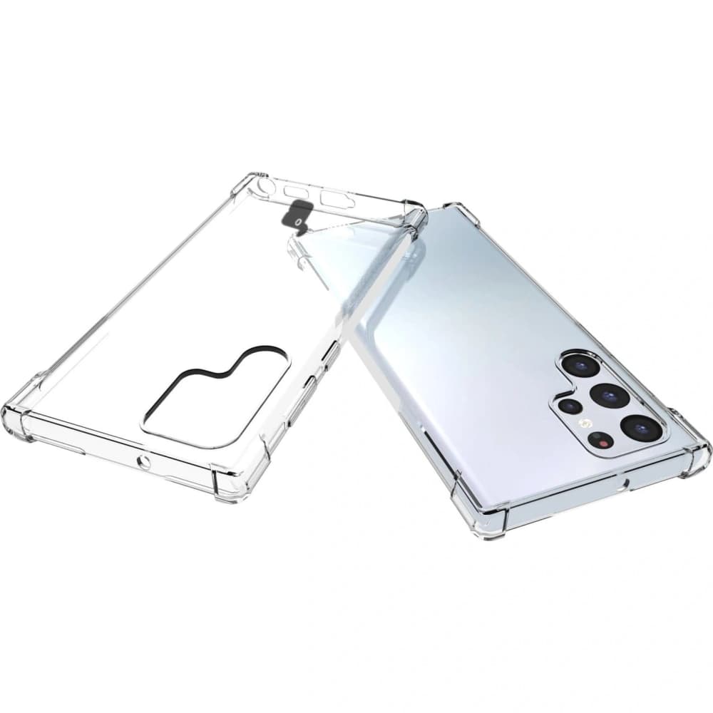 Bizon Case Clear Pack case + 2x screen film + lens protector Samsung Galaxy S22 Ultra clear - 5