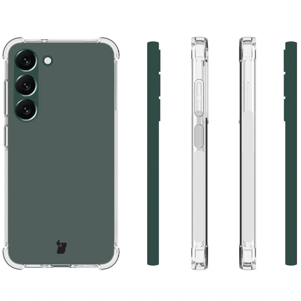 Bizon Case Clear Pack Hülle + 2x Bildschirmglas + Linsenglas Samsung Galaxy S23 Plus klar - 4