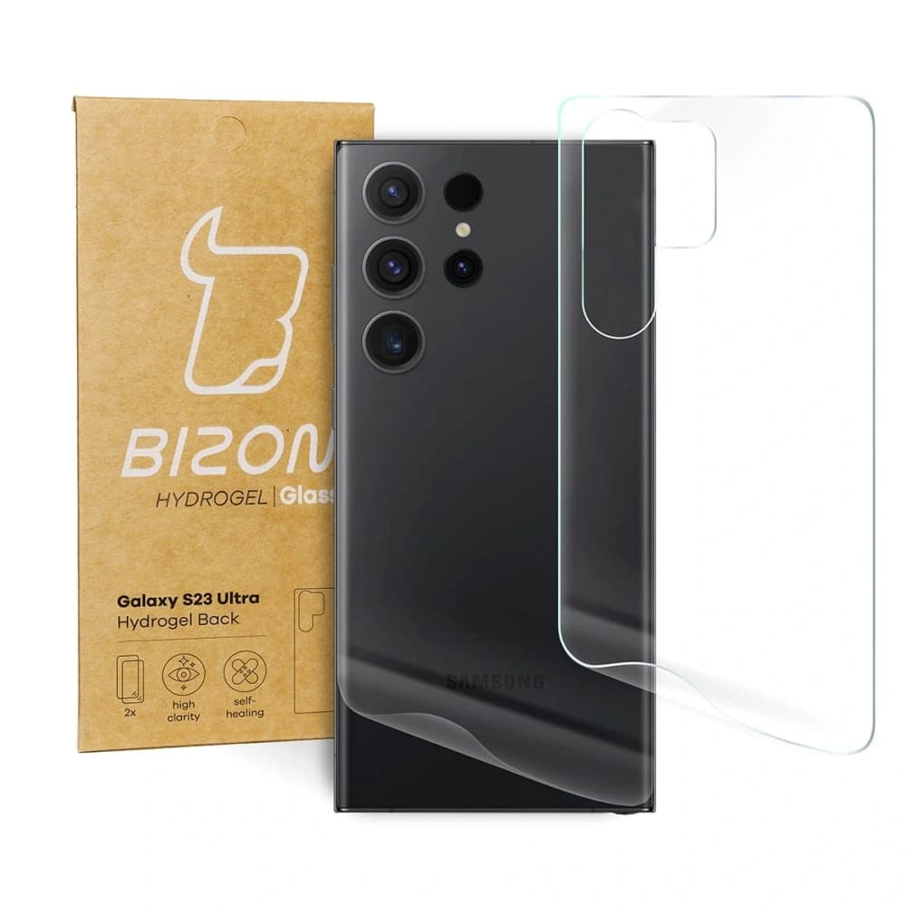 Bizon Glass Hydrogel Samsung Galaxy S23 Ultra [2 PACK] - 1