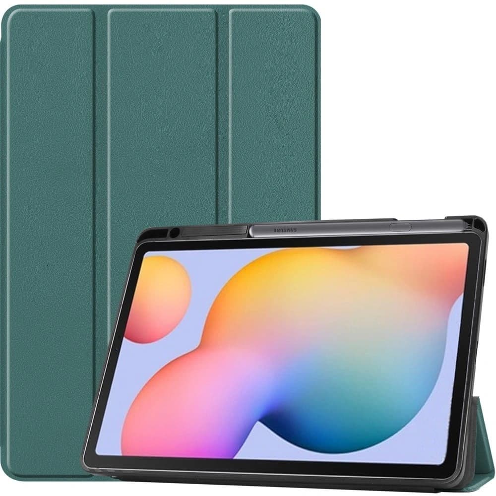 Bizon Case Tab Lizard Samsung Galaxy Tab S6 Lite 2024/2022/2020 dunkelgrün - 1