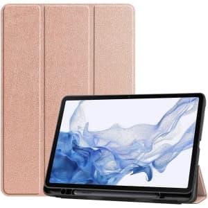 Bizon Case Tab Lizard Samsung Galaxy Tab S8 / S7 roségold