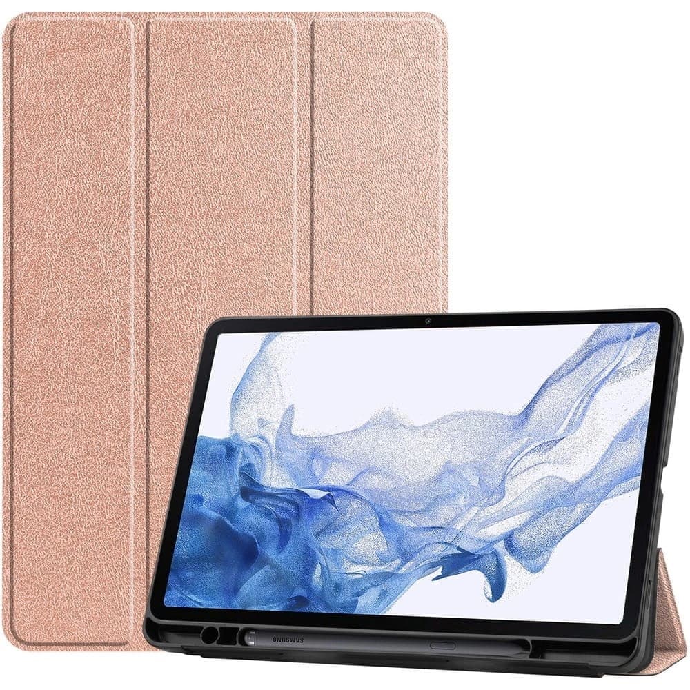 Bizon Case Tab Lizard Samsung Galaxy Tab S8 / S7 rose gold - 1