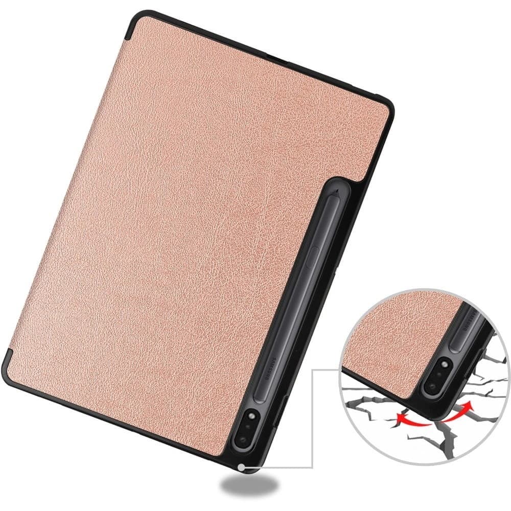 Bizon Case Tab Lizard Samsung Galaxy Tab S8 / S7 rose gold - 3