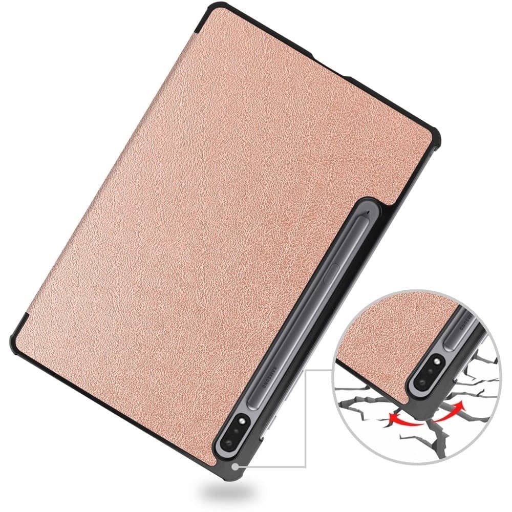 Bizon Case Tab Croc Samsung Galaxy Tab S8 / S7 Roségold - 3