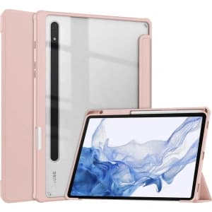 Bizon Case Tab Clear Matt Samsung Galaxy Tab S8 / S7 roségold