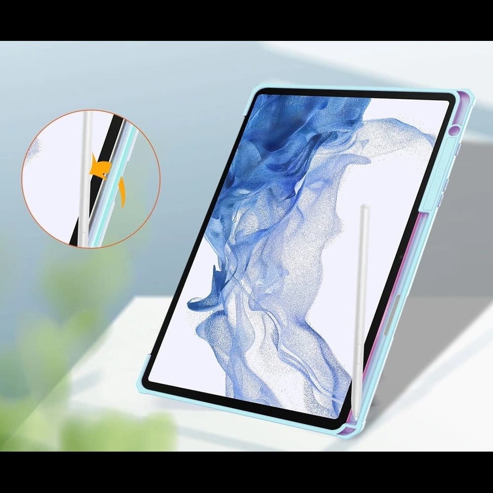 Bizon Case Tab Klar Matt Samsung Galaxy Tab S8 / S7 blau - 6