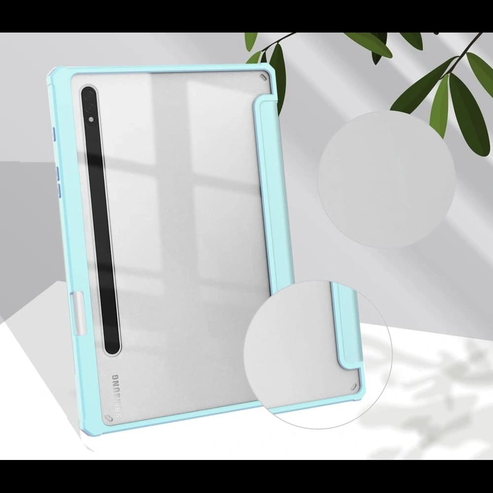 Bizon Case Tab Klar Matt Samsung Galaxy Tab S8 / S7 blau - 7