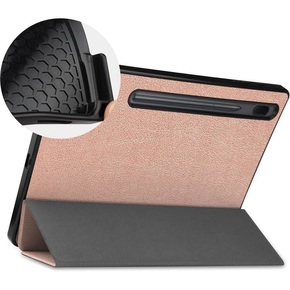 Bizon Case Tab Lizard Samsung Galaxy Tab S8 Plus / S7 Plus roségold - 3