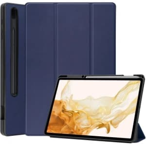Bizon Case Tab Lizard Samsung Galaxy Tab S8 Plus / S7 Plus marineblau