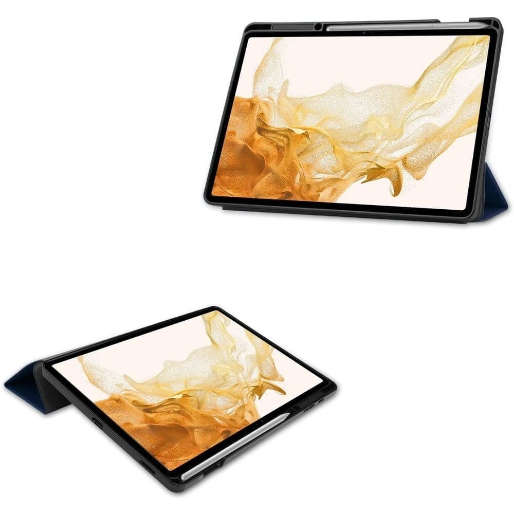 Bizon Case Tab Lizard Samsung Galaxy Tab S8 Plus / S7 Plus navy blue - 2