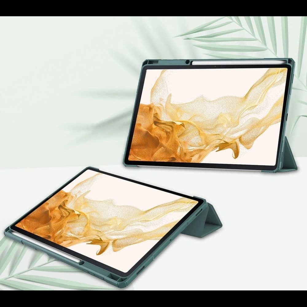 Bizon Case Tab Clear Matt Samsung Galaxy Tab S8 Plus / S7 Plus / S7 FE dunkelgrün - 2