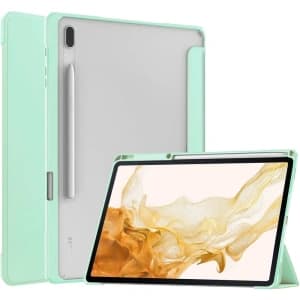 Bizon Case Tab Clear Matt Samsung Galaxy Tab S8 Plus / S7 Plus / S7 FE mint