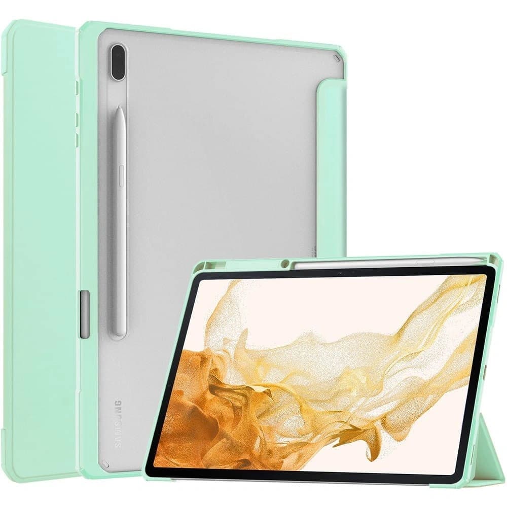 Bizon Case Tab Clear Matt Samsung Galaxy Tab S8 Plus / S7 Plus / S7 FE mint - 1