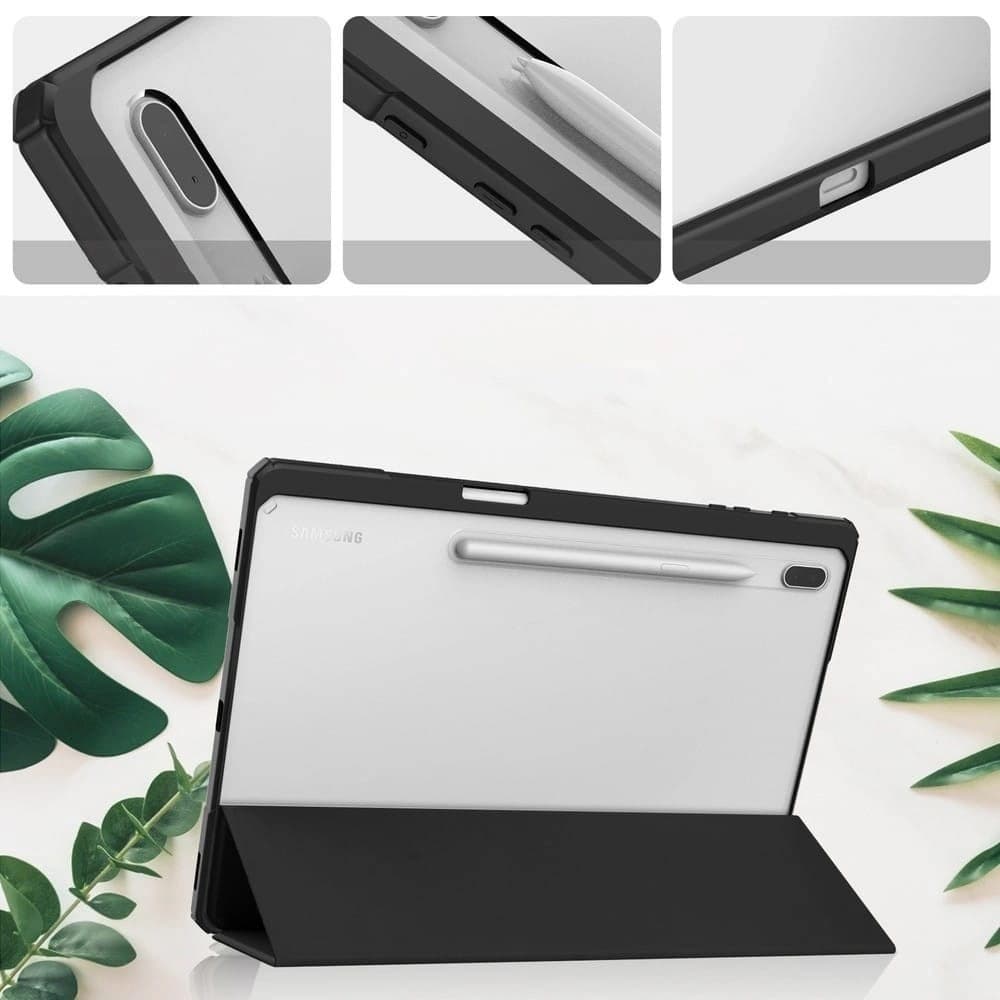 Bizon Case Tab Clear Matt Samsung Galaxy Tab S8 Plus / S7 Plus / S7 FE schwarz - 3