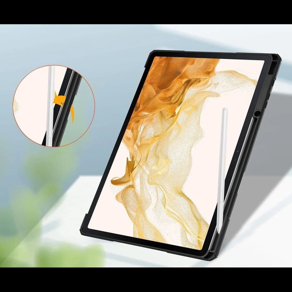 Bizon Case Tab Clear Matt Samsung Galaxy Tab S8 Plus / S7 Plus / S7 FE schwarz - 5